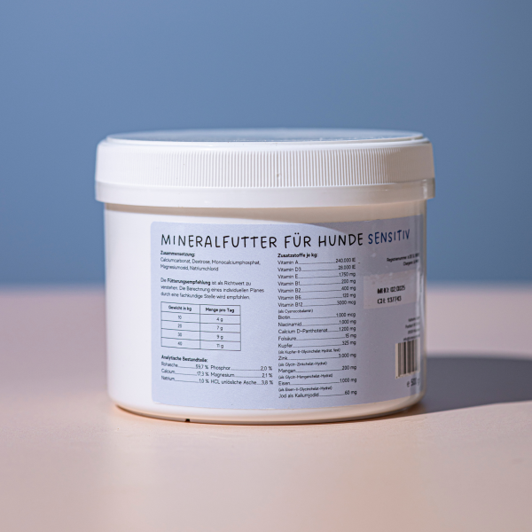 Mineralfutter für Hunde "Sensitiv"